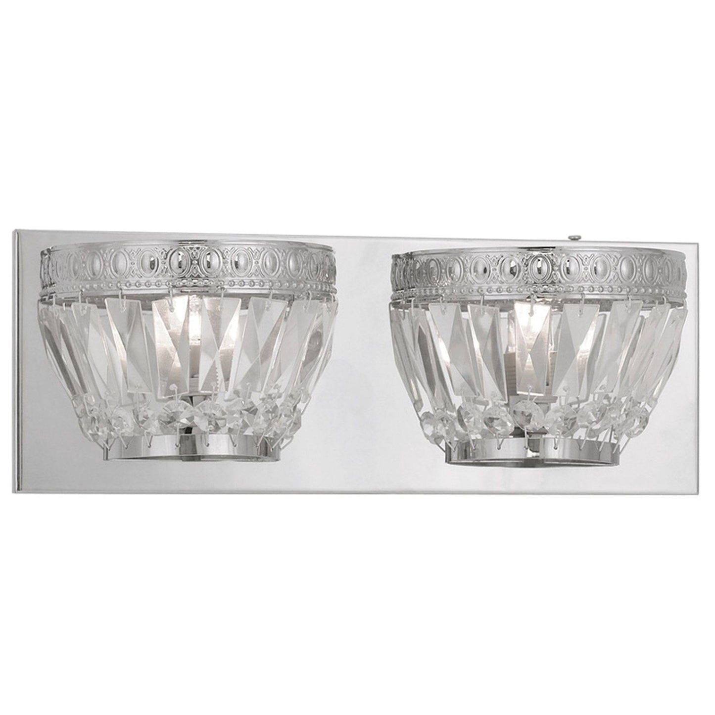 Livex Lighting Chromata Chrome Bath Light 1632-05 DPS6_B4HGZ88