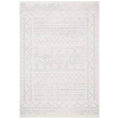 Sunburg Southwestern Gray/Ivory Rug Union Rustic Rug Size: Rectangle 9& x 12& PHF6_R7XTV04