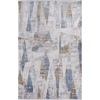 Abdihakim Oriental Blue/Yellow/Gray Indoor / Outdoor Area Rug 17 Stories Rug Size: Runner 3&4x22 x 9&11x22 DPZ1_R1KYQ48