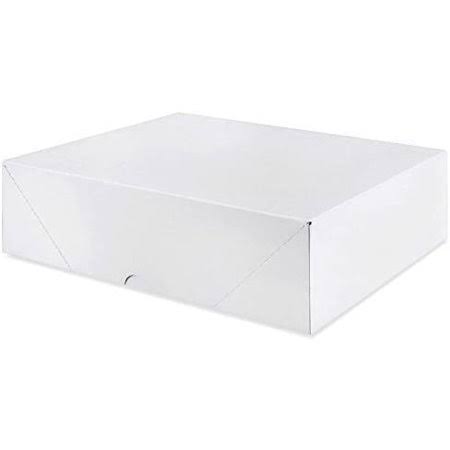 Case of Legal Size White Letterhead Folding Boxes 8 1/2 inch x 14 inch x 2 inch - Case of 200 Boxes BTF4_K0OKT37