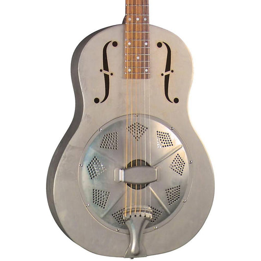 Regal RC-43 Antiqued Nickel-Plated Body Triolian Resonator Guitar NVY6_O6CTL90