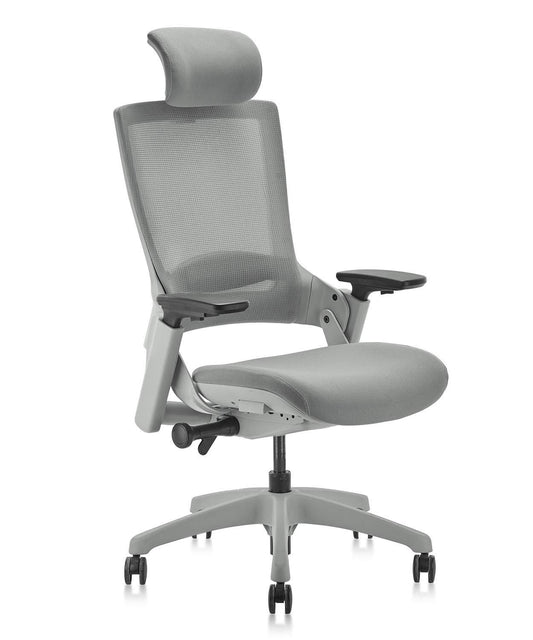 CLATINA Ergonomic High Swivel Executive Chair with Adjustable Height Head 3D Arm Rest Lumbar Support and Upholstered Back for Ho AUL8_R6XBI83