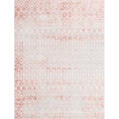 Dani Geometric Pink Area Rug Foundstone Rug Size: Rectangle 9 x 12 ABQ0_R7IBV19