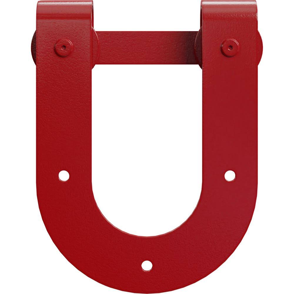 Premium Horseshoe Roller Hanger w/ Bolts for Barn Door for 1 3/8x22 Doors, Regal Red OTF4_X8IRX90