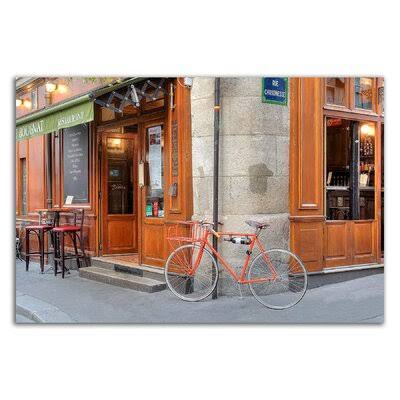 &Orange Bicycle& by Alan Blaustein - Wrapped Canvas Photograph Print Latitude Run Size: 24x22 H x 36x22 W x 1.5x22 D CKA0_K1LNZ29