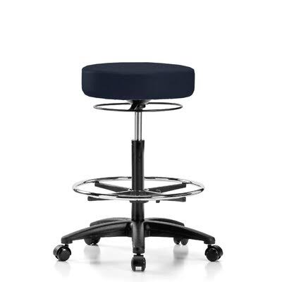 Perch Chairs  Stools Height Adjustable Medical Stool with Foot Ring, Black LZH8_S1WTE52