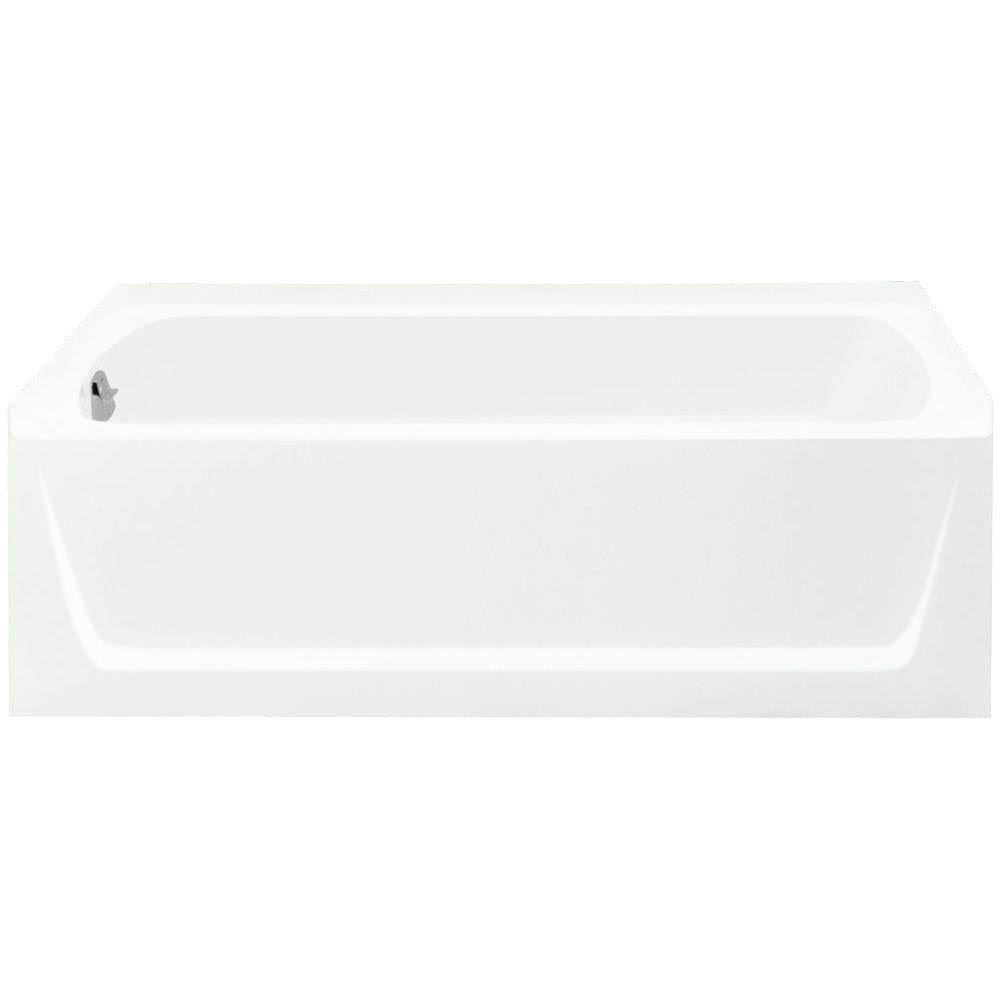 Sterling Ensemble 5 ft. Left Drain Soaking Tub in White 71171112 GBK3_P5EIH69