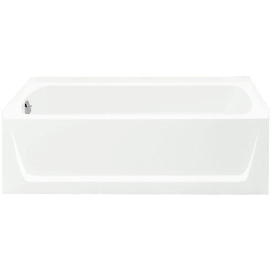 Sterling Ensemble 5 ft. Left Drain Soaking Tub in White 71171112 GBK3_P5EIH69