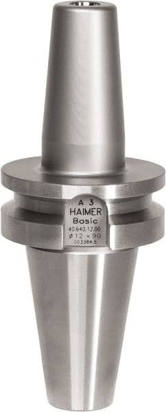 Haimer CAT40 Taper Shank, 3/8x22 Hole Diam, Shrink-Fit Tool Holder/Adapter - 3x22 Projection, 24mm Nose Diam, 42mm Clamping Dept VQS0_E3EKK36