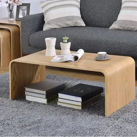 Dreshertown Bentwood Coffee Table George Oliver Color: Oak ZPG7_C1IAO02