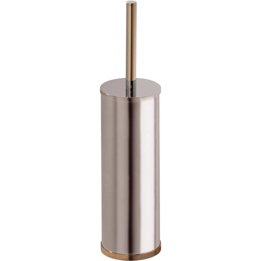 Valsan 67598NI Polished Nickel Porto Freestanding Toilet Brush Holder MOK7_A6SML19