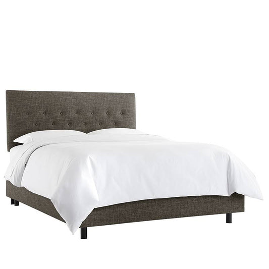 Skyline Furniture Tufted Zuma Upholstered Full Size Complete Bed - Charcoal (791BEDZMCHR) PDN3_M7VMY52