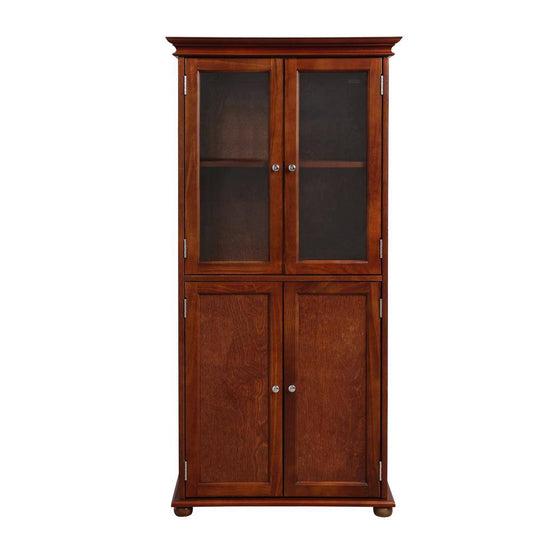 Home Decorators Collection Hampton Harbor 25 in. W Linen Cabinet in Sequoia JZR1_U0PNF99