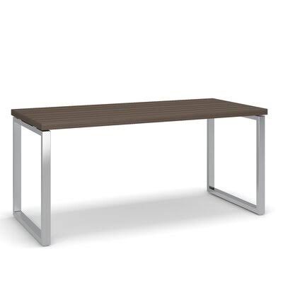 Calvo Desk Ivy Bronx Size: 29x22 H x 60x22 W x 30x22 D, Color (Top/Frame): Grenada/Silver JEP9_N3SUK22