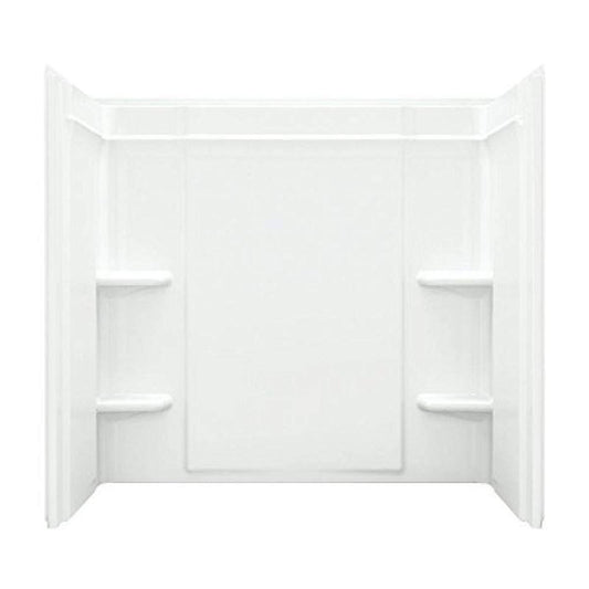 Sterling 71324106-0 Ensemble Vikrell 33.25-in x 60-in x 55-in Bathtub Wall Surround, White MBV7_A8VKE93