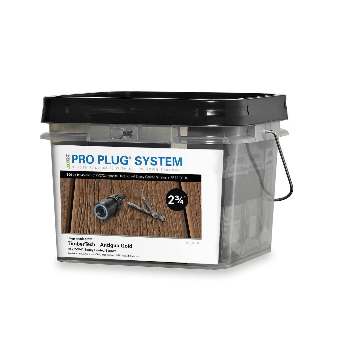 Starborn Industries Pro Plug System for TimberTech Decking - 300 Square Feet - 305 Stainless Steel - #10 x 2-1/2x22 - TimberTech NGX9_I7KGP42