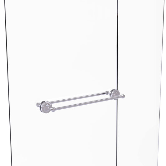 Allied Brass Prestige Regal Collection 24 inch Back to Back Shower Door Towel Bar Satin Chrome URK4_L7MQF05