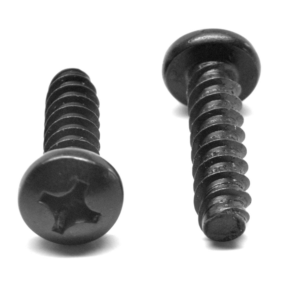 #2-32 x 5/16 Sheet Metal Screw Phillips Pan Head Type B Low Carbon Steel Black Zinc Plated HYP8_B3EJZ03