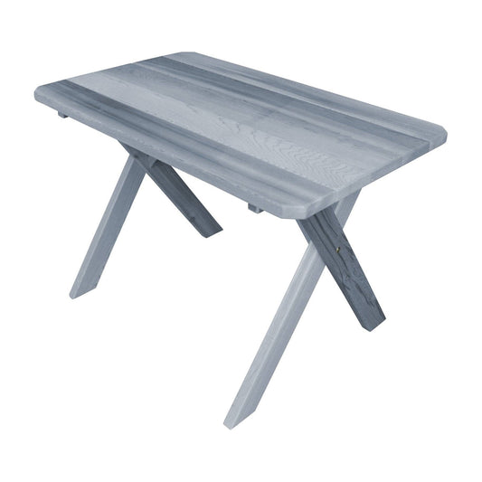 Cedar 4 Cross-leg Picnic Table - Gray Stain HQU8_G6VII51