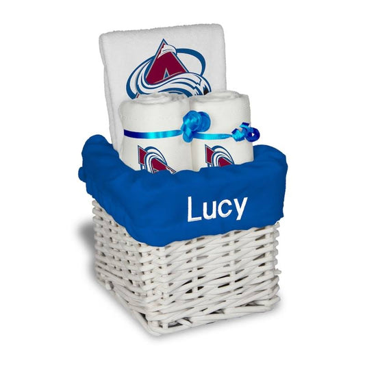 Colorado Avalanche Personalized Small Gift Basket - White PCA3_G9WME40