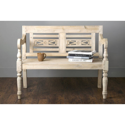 East at Main Warner Rubberwood Rectangular Bench - YY-DF-PR206 AAR2_L0GFJ29