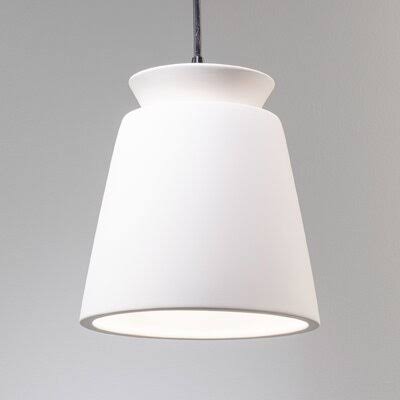 Koehler 1 - Light Single Cone Pendant George Oliver Finish: Matte Black, Shade Color: Granite CDC9_Z2EJY57