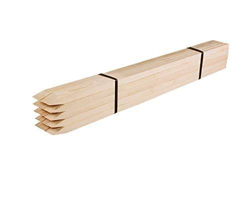 Peach Country of Heavy Duty Wood Stakes for Garden or Tree Support 4 Feet 12 Pack QFG2_M4RCD71