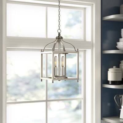 Bartell 2-Light Foyer Pendant Finish: Brushed Nickel OJD6_A5UJA65