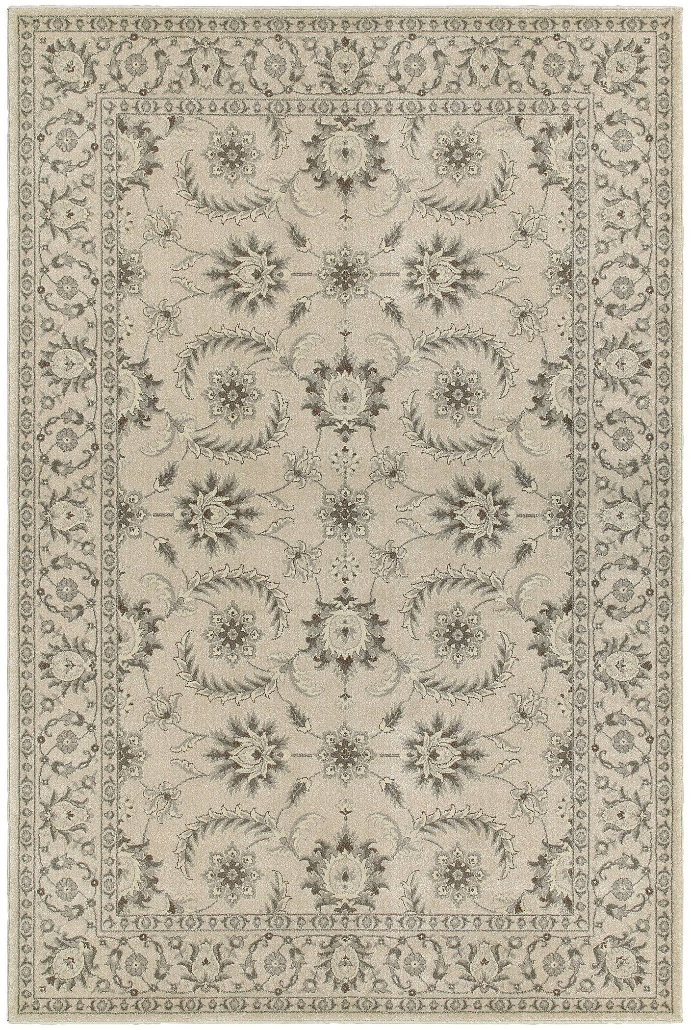 Oriental Weavers Richmond 114J3 Ivory/ Grey Area Rug 6& 7x22 x 9& 6x22 XJM8_F5LXW75