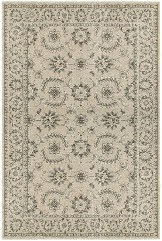 Oriental Weavers Richmond 114J3 Ivory/ Grey Area Rug 6& 7x22 x 9& 6x22 XJM8_F5LXW75