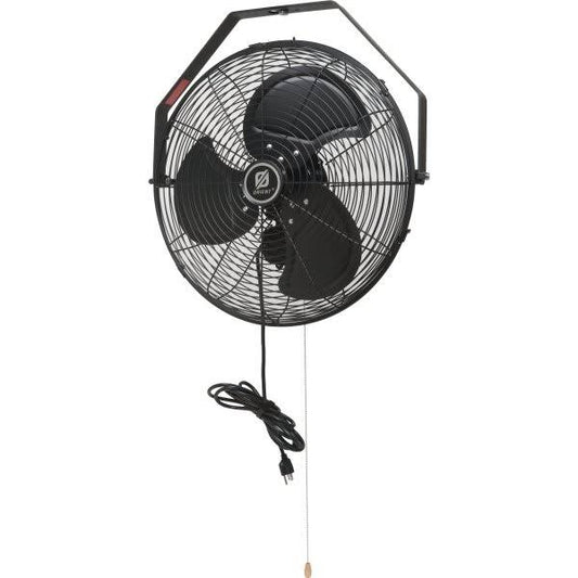 18 Industrial Wall Mount Outdoor Fan, Black BVO6_R1ORP16