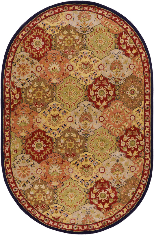 Surya Caesar CAE-1034 6& x 9& Oval Area Rug UNE0_N7FBQ19