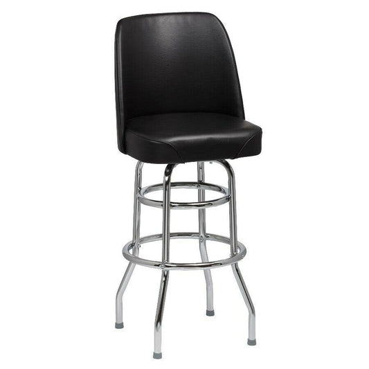 Royal Industries Roy 7722 B Bar Stool, High BACK, Heavy Foam | Black WSD4_G5EFS23