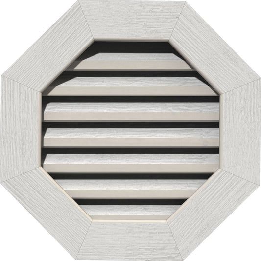 Ekena Millwork GVWOC32X3201RFPWR 32x22W x 32x22H Octagonal Gable Vent (37x22W x 37x22H Frame Size): Primed, Functional, Rough Sa ORJ6_P0MKC57