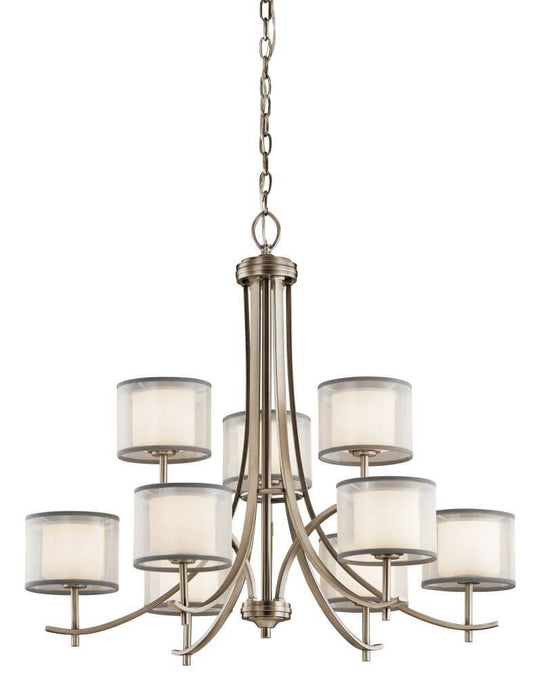 9 Light 2 Tier Chandelier in Antique Pewter 217708 HVA0_Y1BLP29