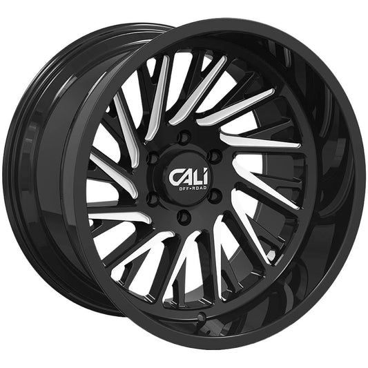 Cali Off-Road Purge 9114 Gloss Black/Milled 24x14 6-139.7 -76mm 106Mm ATJ8_M1TIF64