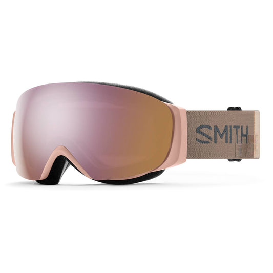 Womens Smith I/O Mag S Asian Fit Goggles 2022 in Pink HLT3_G6XDE10