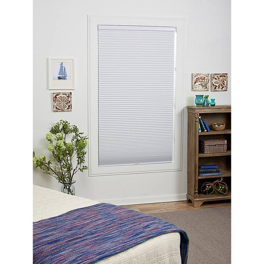 Eco Home Blackout 43x22 x 64x22 Cordless Cellular Shade in White IVB2_U4YHT48