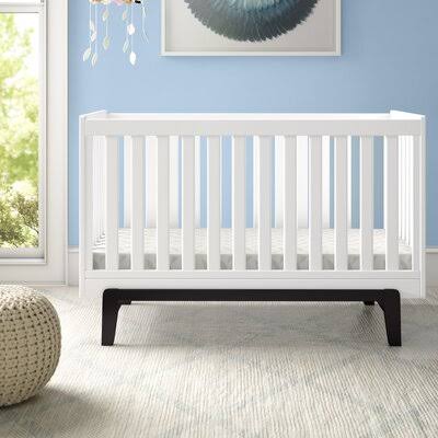 Krista 3-in-1 Convertible Crib Mack  Milo? Color: Ebony XUK6_C8JNN80