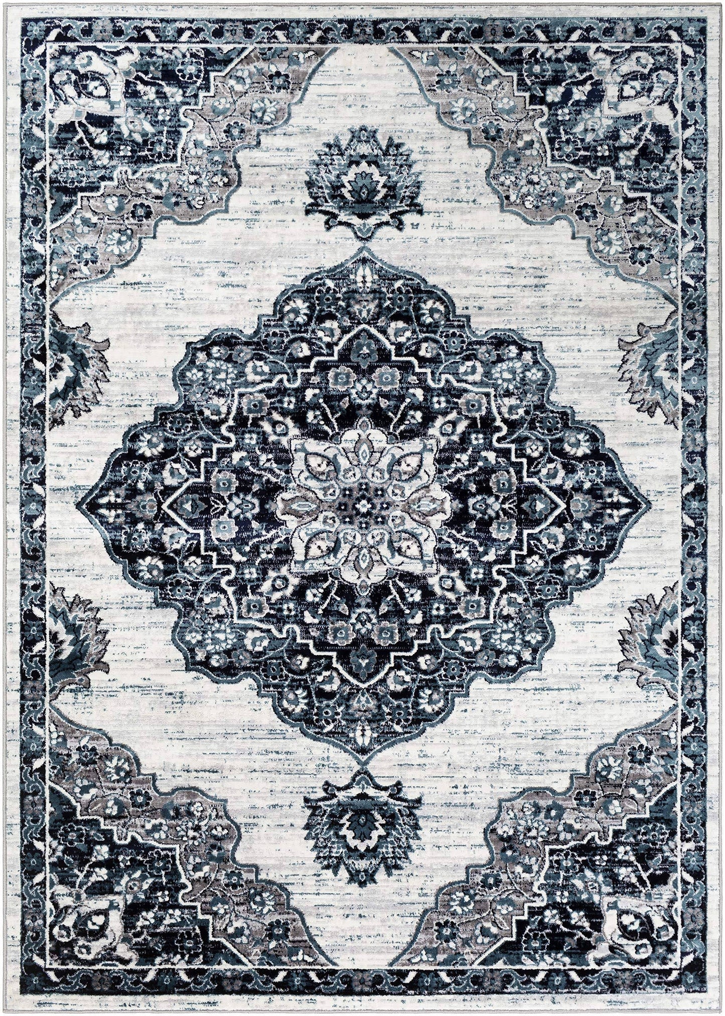 Artistic Weavers Liesal Navy 5 ft. 3 in. x 7 ft. 3 in. Area Rug, Blue VIX8_C7PCB69