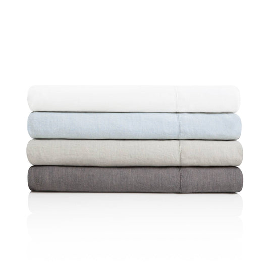 Malouf French Linen - Split Cal King - Flax DVP8_H4POS84