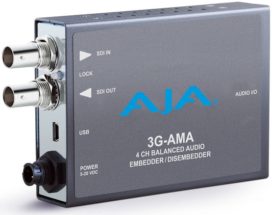 Aja 3G-AMA 3G-SDI Analog Audio Embedder/Disembedder BNQ5_O2YVN36