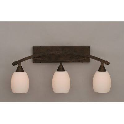 Fleur De Lis Living Blankenship 3-Light Vanity Light, Beige QVC0_Y5XMI73