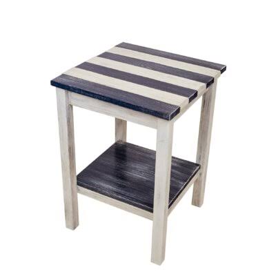 Letendre Solid Wood End Table with Storage Highland Dunes Color: Navy IPZ4_I5SCA03