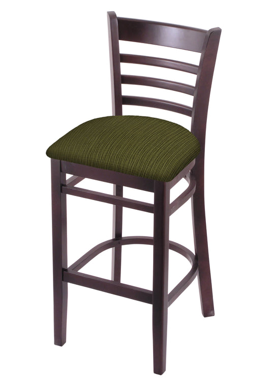 Holland Bar Stool 3140 25x22 Stool with Dark Cherry Finish, Axis Grove Seat 314025DCAxsGrv LHH1_Z6COM47