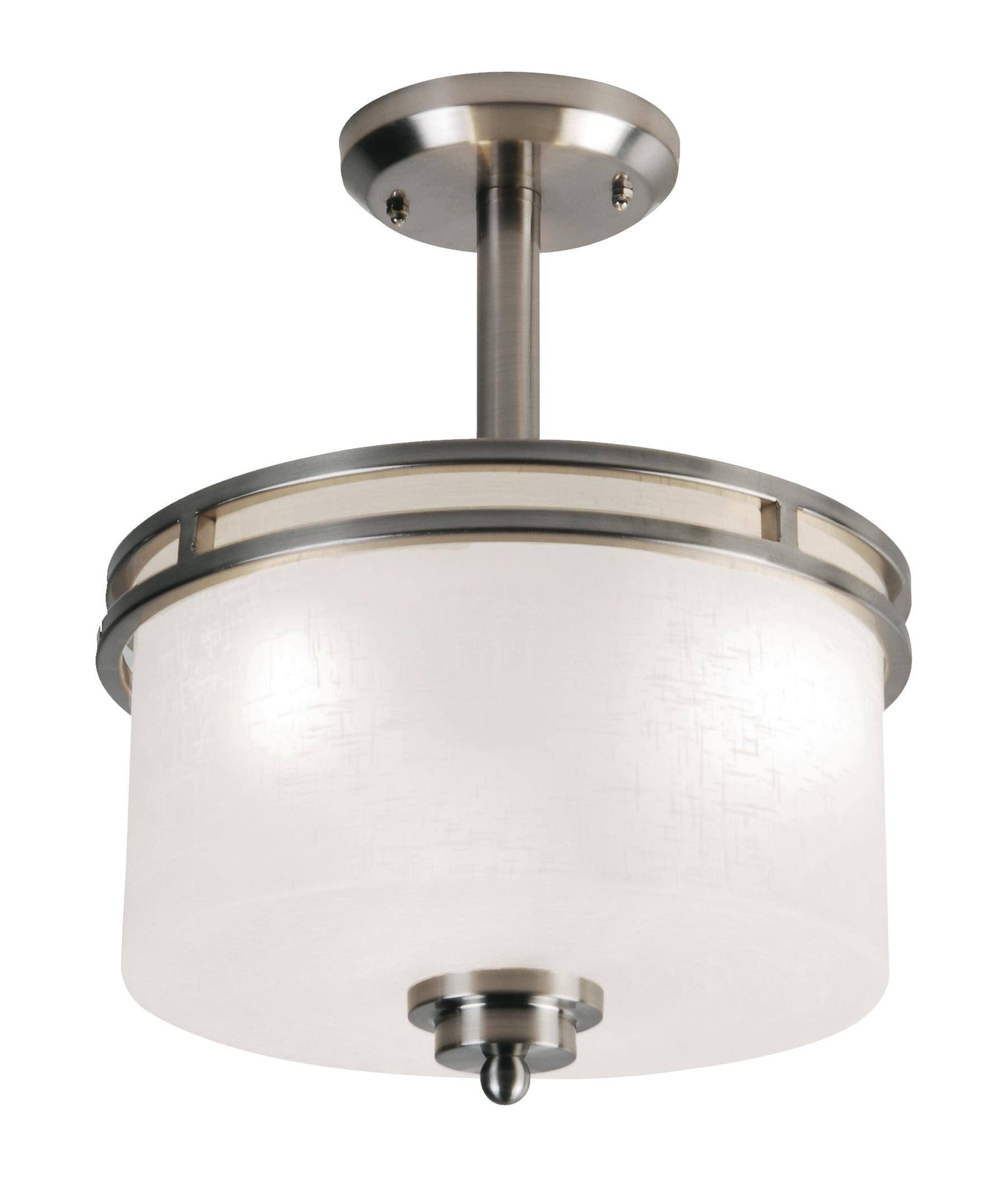 Z-Lite Cobalt Brushed Nickel 3 Light Semi Flush Mount 152sf FKE8_S7ERU86