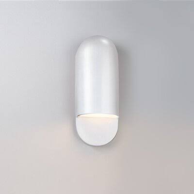 Anissa 1 - Light Dimmable Flush Mount AllModern Bulb Type: LED, Finish: Gloss White, Size: 20x22 H x 5x22 W x 4x22 D QJL8_V2LDZ18