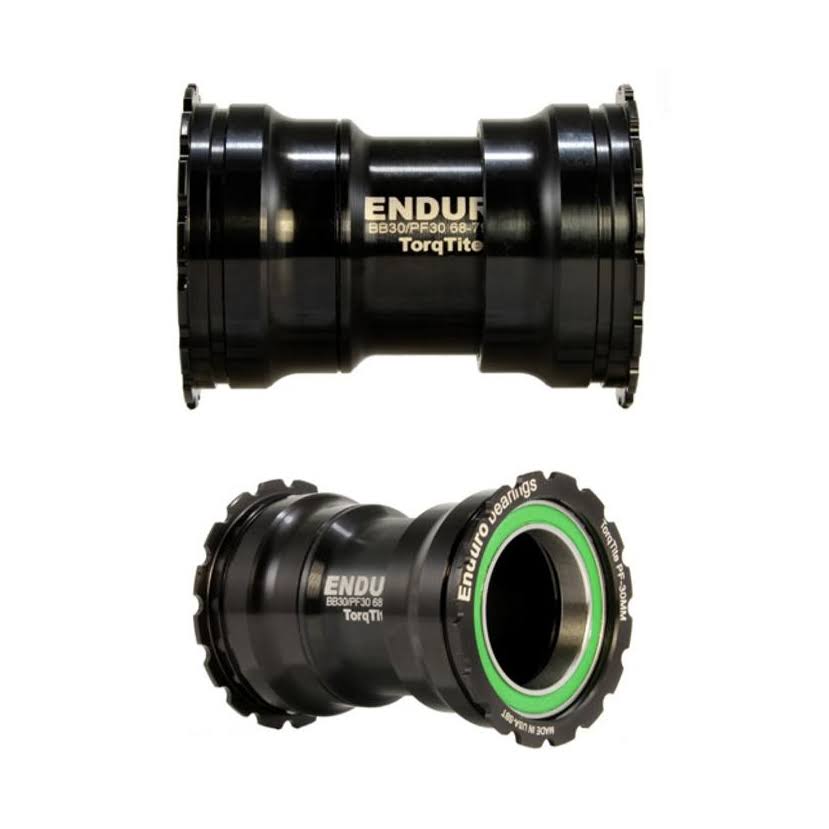 Enduro Bearings TorqTite PF30 XD-15 Corsa Ceramic Bottom Bracket 30mm Crankset Short Spindle Red (BKC-0650) PIG4_M9TLB87