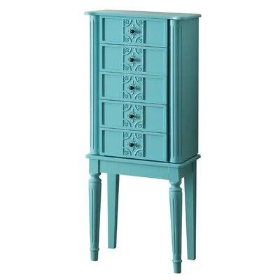 Tammy Jewelry Armoire in Light Blue Dakota Fields MRN9_N4DYS82