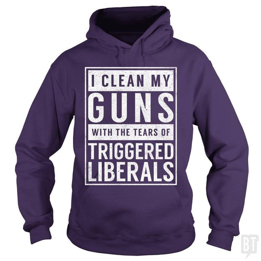 Gun Cleaning, Hoodie / Purple / S IIL2_U5NLM10